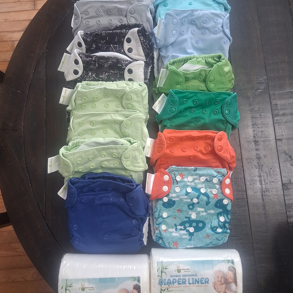 Colorful Cloth Diaper Set
